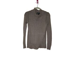 J. Crew Always Women's XS Brown Pullover Sweater Mock Neck Long Sleeve Casual